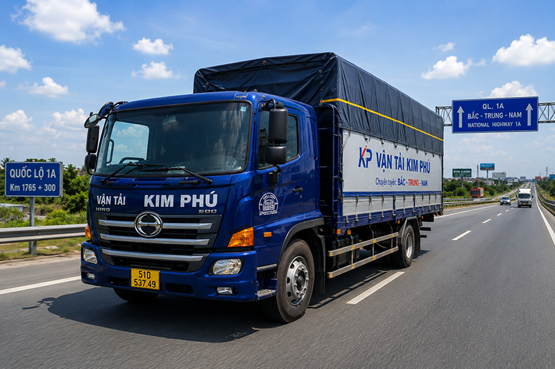 Xe tải chuyển hàng bắc nam