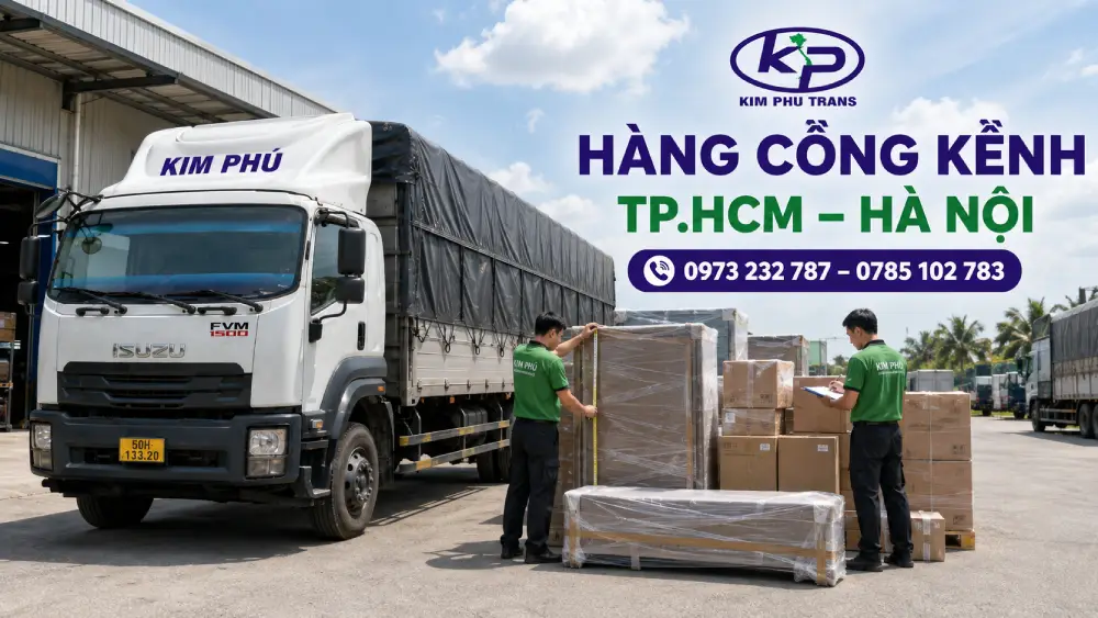 Xe Kim Phú vận chuyển hàng Bắc Nam dịp lễ Quốc khánh 2/9